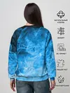 Женский свитшот / ОГОНЬ BLUE
