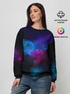 Женский свитшот / НЕОН КОСМОС