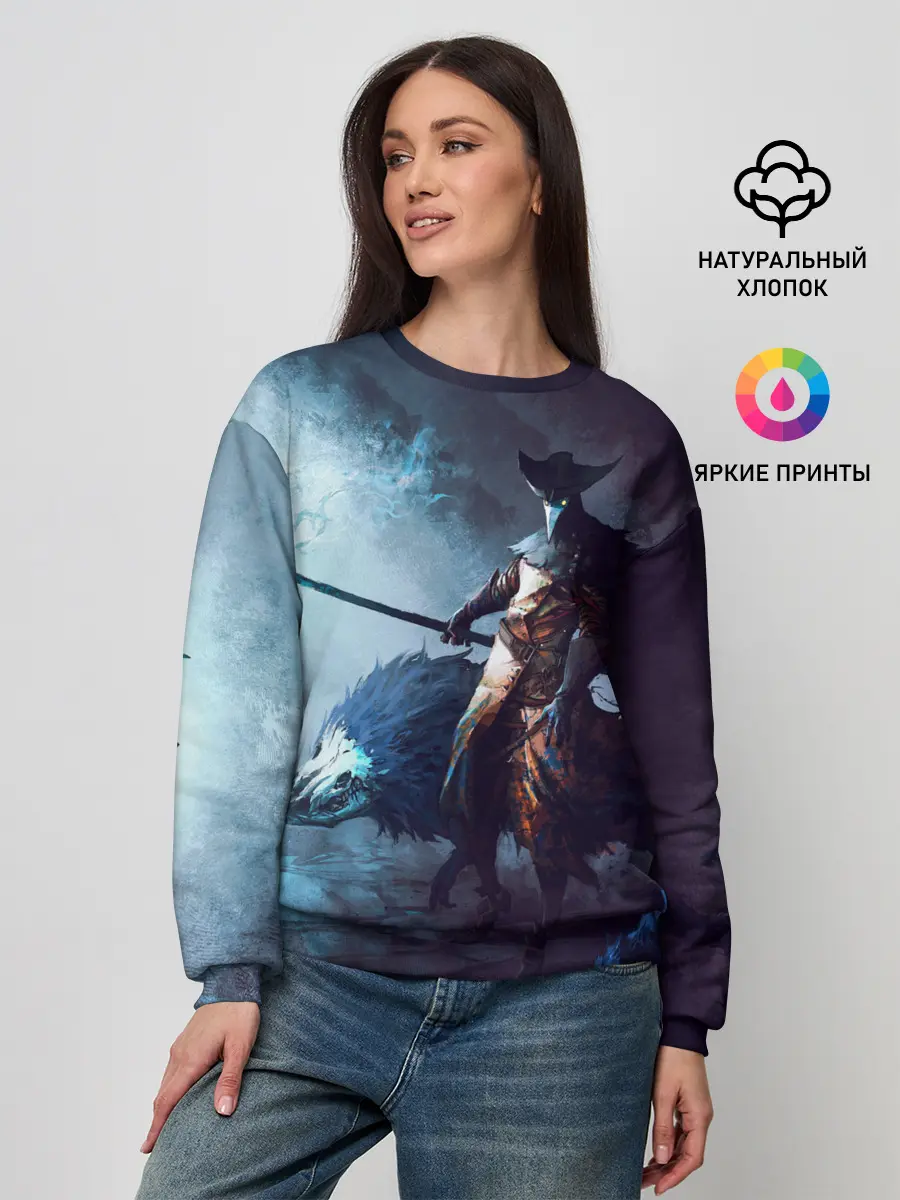 Женский свитшот / Plague Doctor painting