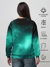 Женский свитшот / НЕОНОВЫЙ КОСМОС
