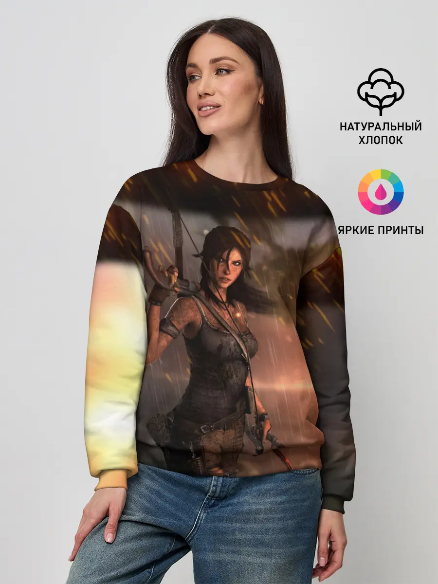 Женский свитшот / TOMB RAIDER