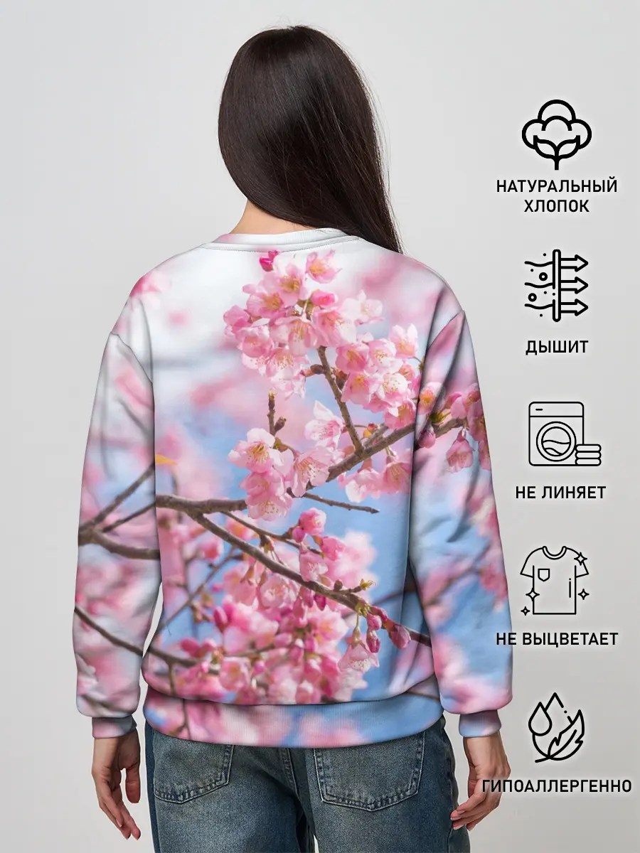 Женский свитшот / Ветки Сакуры
