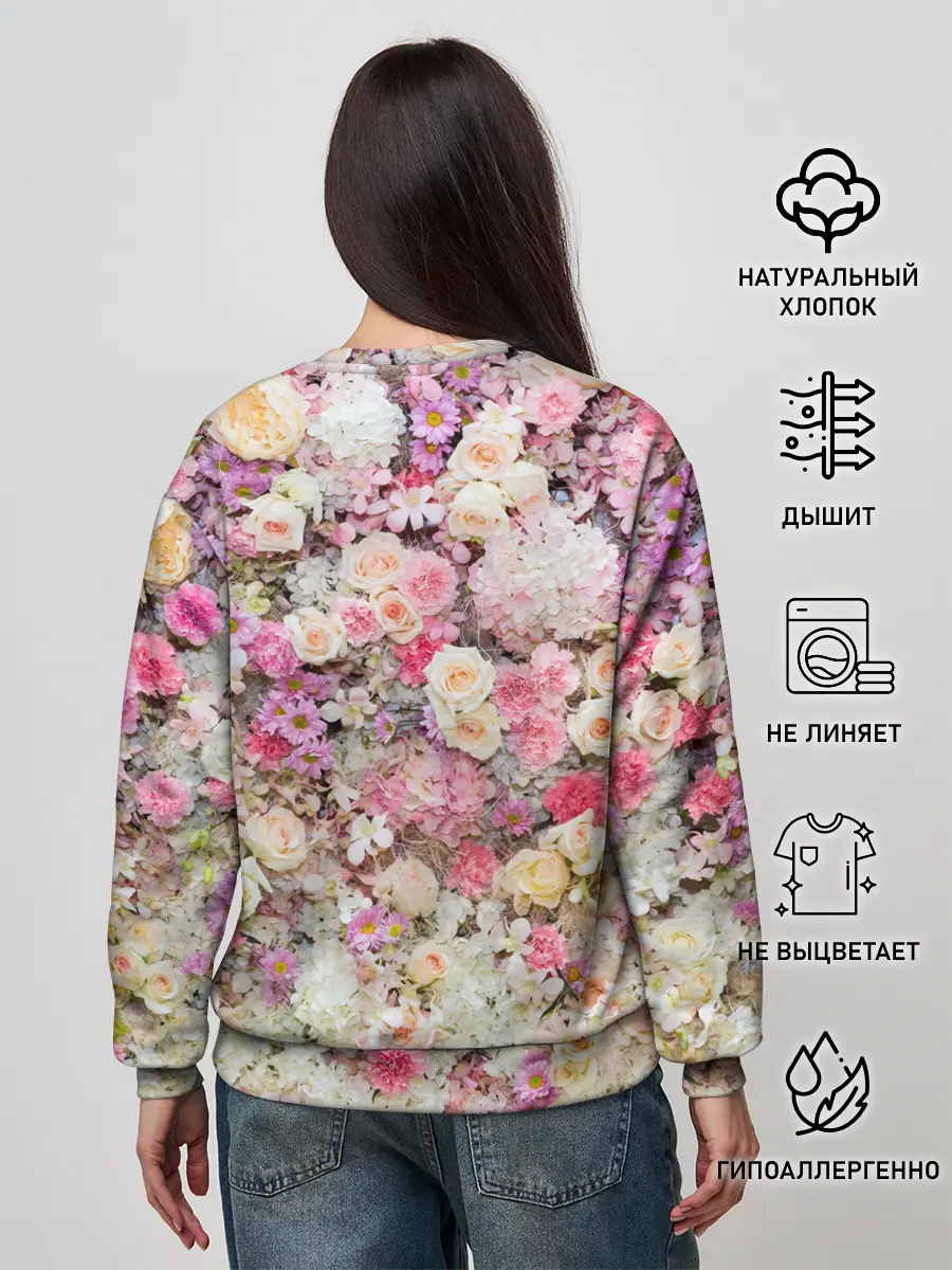 Женский свитшот / ВЕСЕННИЕ НАСТРОЕНИЕ | SPRING MOOD