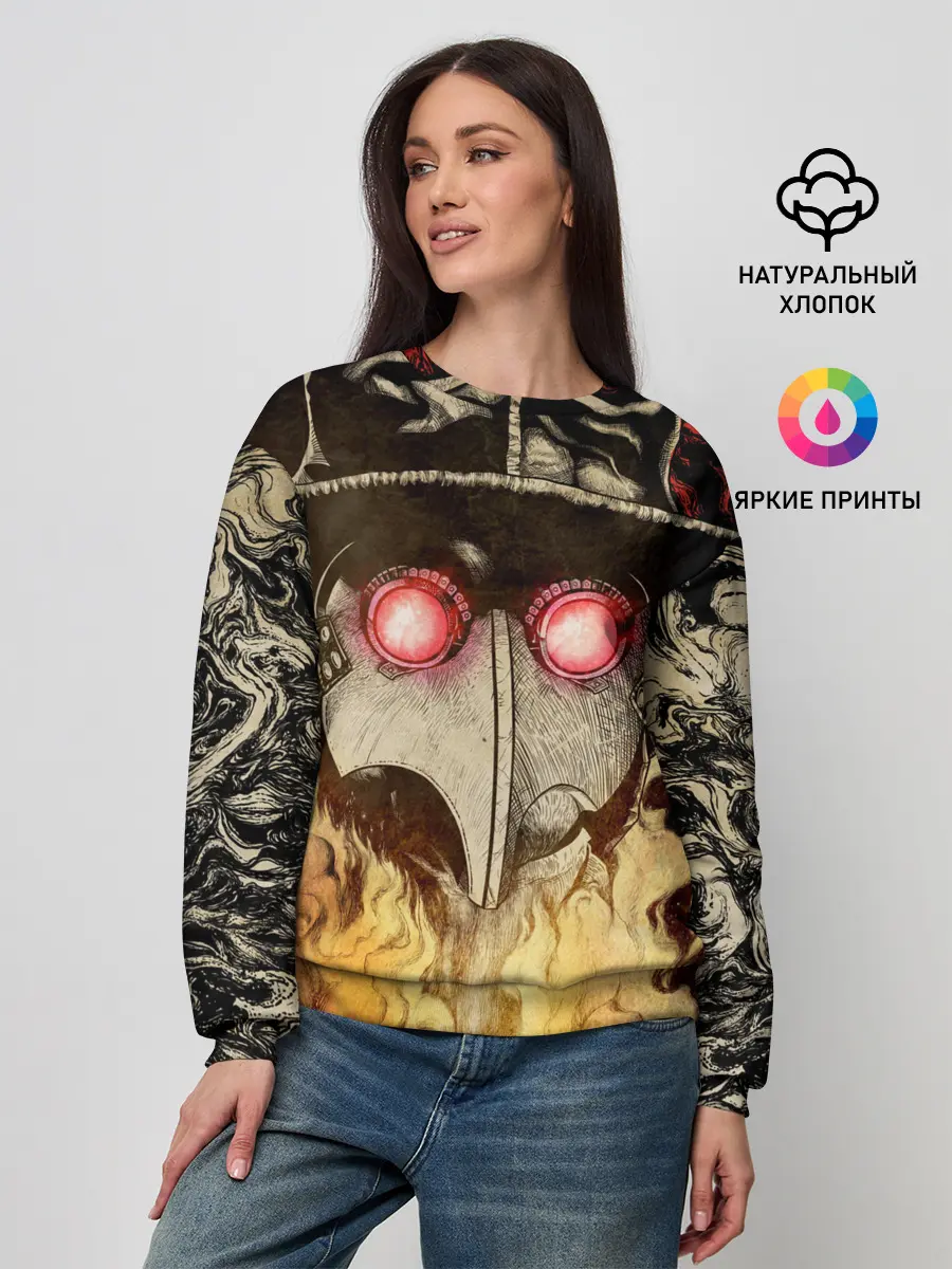 Женский свитшот / Чумной доктор Мор