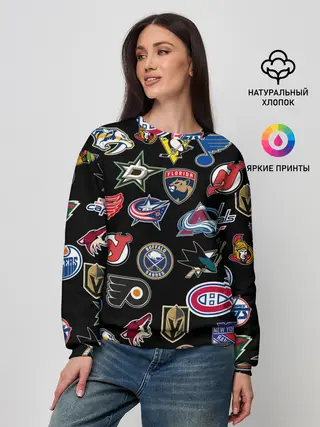 Женский свитшот / NBA PATTERN