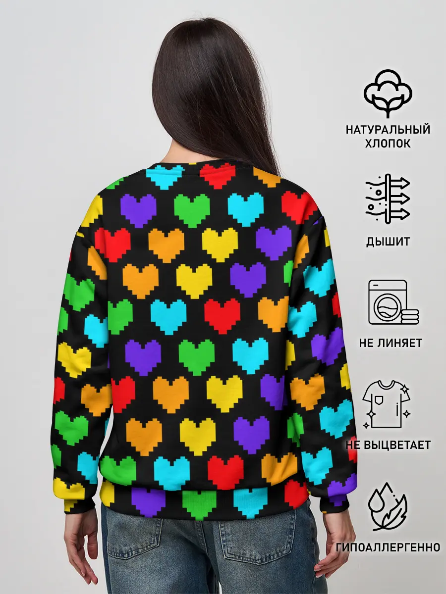 Женский свитшот / UNDERTALE HEART