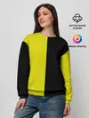 Женский свитшот / BLACK YELLOW | ЧЕРНО ЖЕЛТЫЙ