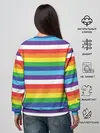 Женский свитшот / Радужные полосы