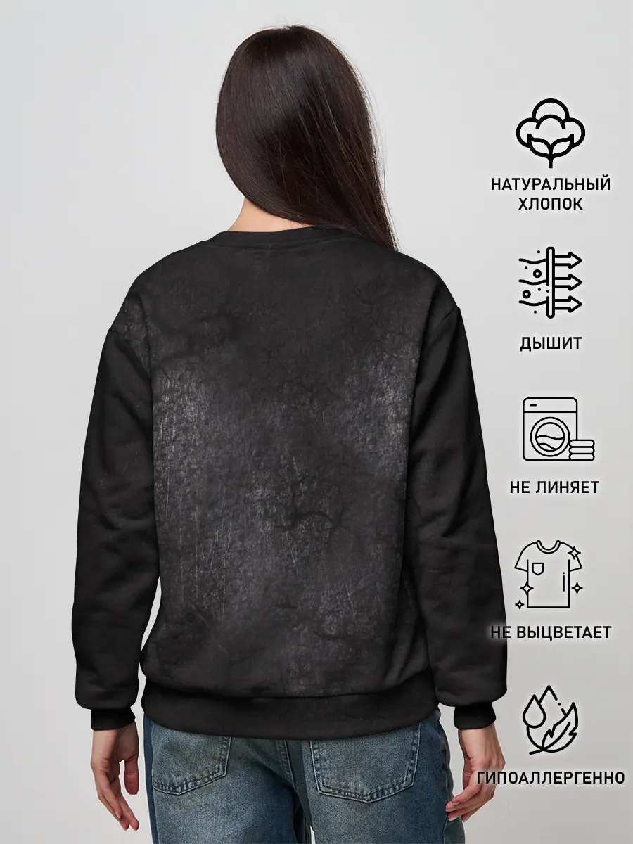 Женский свитшот / BLOODBORNE HUNTER | СИМВОЛ ОХОТНИКА