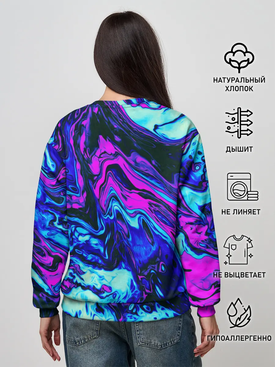Женский свитшот / DIGITAL ABSTRACT