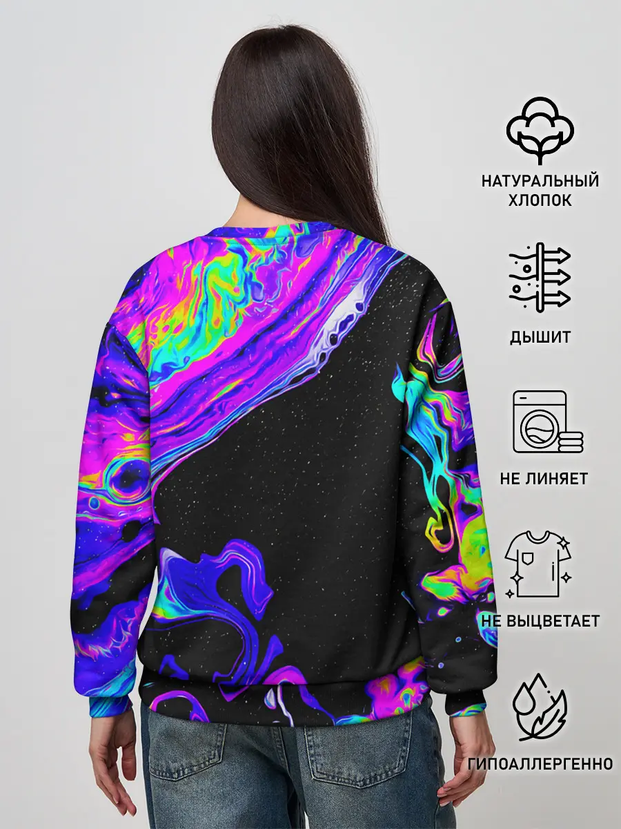 Женский свитшот / DIGITAL ABSTRACT