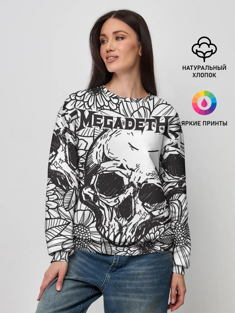 Женский свитшот / Megadeth