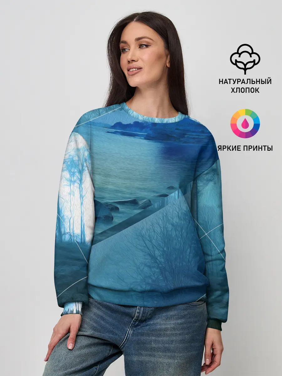 Женский свитшот / ОЗЕРО