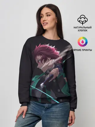 Женский свитшот / Рассекая ночь