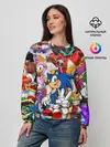 Женский свитшот / Sonic ПЕРСОНАЖИ