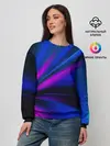 Женский свитшот / НЕОНОВЫЕ ВОЛНЫ | NEON STRIPES