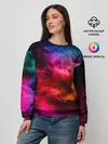 Женский свитшот / ЦВЕТНОЙ ДЫМ