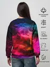Женский свитшот / ЦВЕТНОЙ ДЫМ