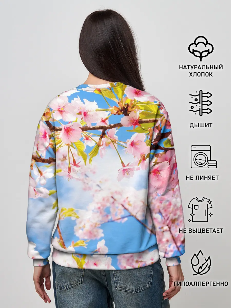 Женский свитшот / Сакура