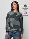 Женский свитшот / КАМУФЛЯЖ СОТЫ