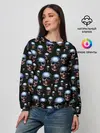 Женский свитшот / Череп