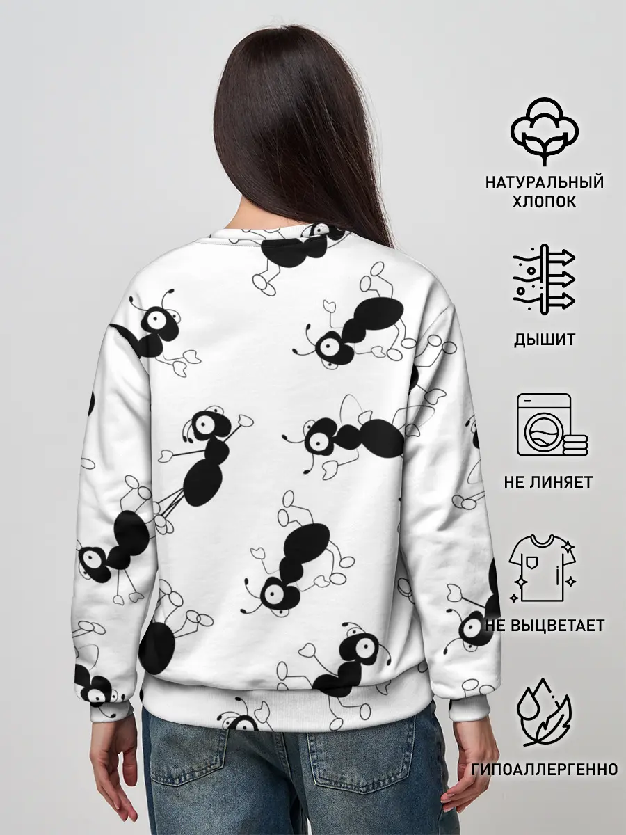 Женский свитшот / Муравьи