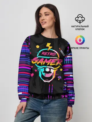 Женский свитшот / RETROGAMER3D47