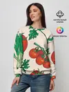 Женский свитшот / Летние овощи