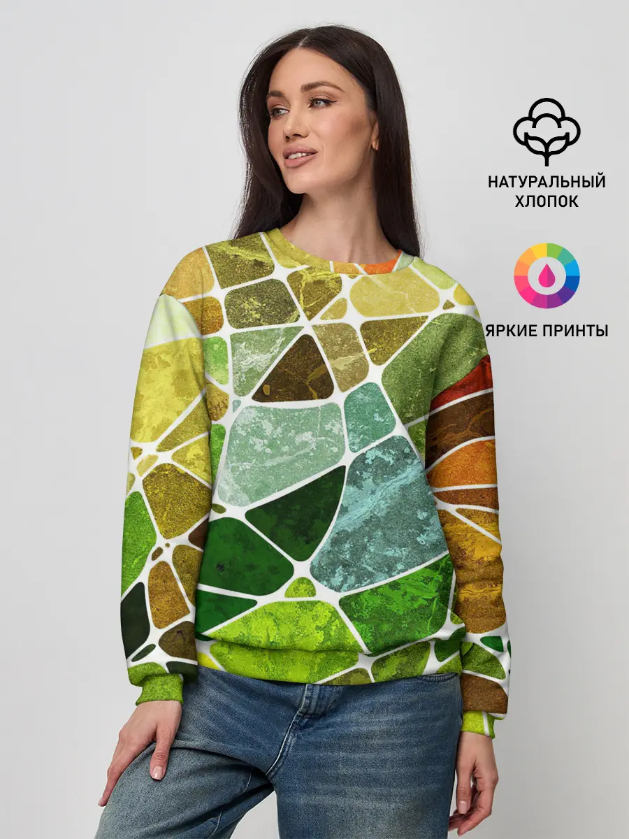 Женский свитшот / Мозаика
