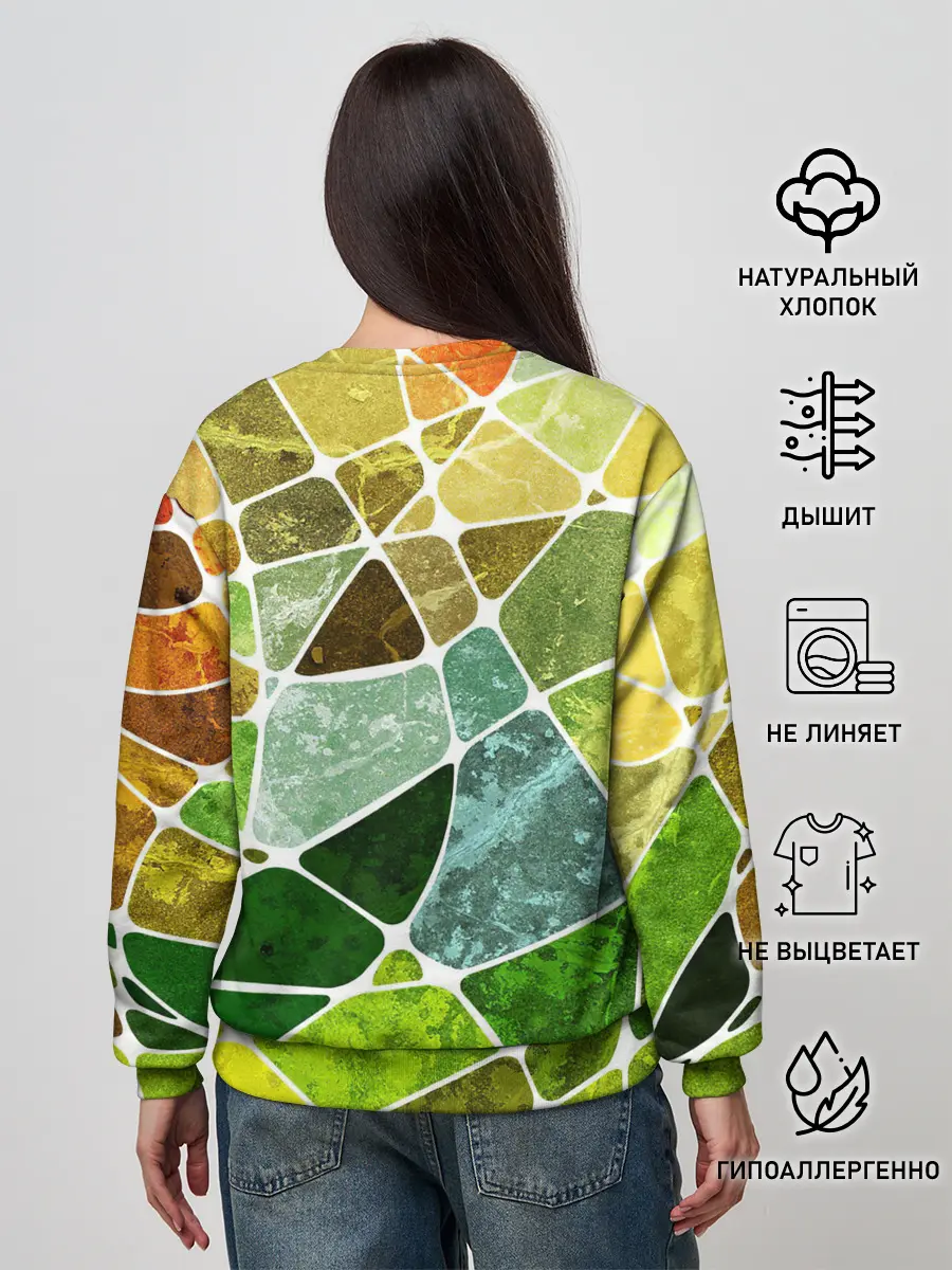 Женский свитшот / Мозаика