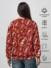 Женский свитшот / The Flash Logo Pattern