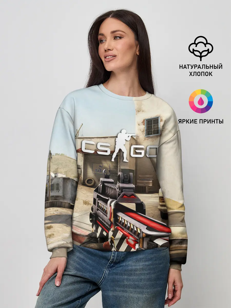 Женский свитшот / CS:GO - The Aggressor | Aгрессор