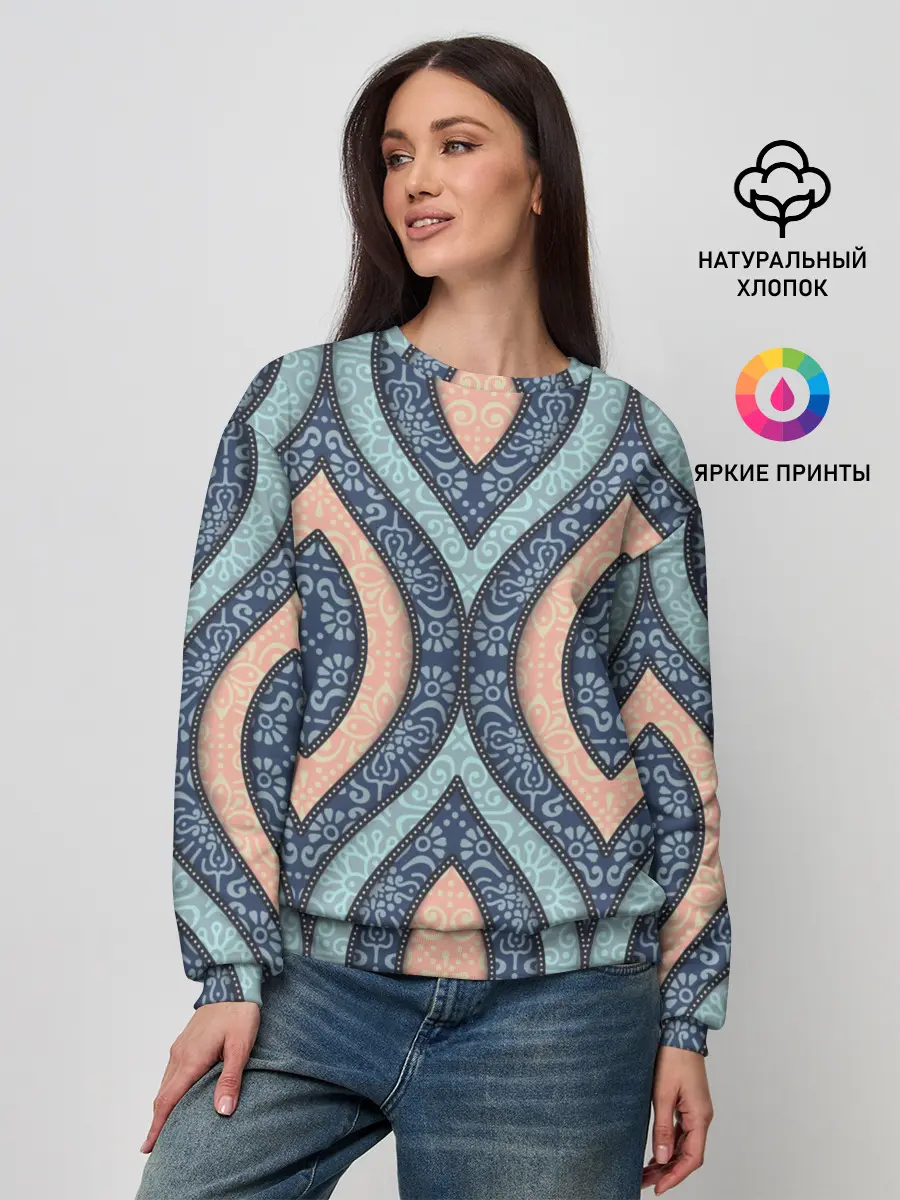 Женский свитшот / Восточный орнамент