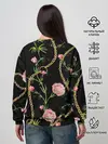Женский свитшот / Золотая цепь и розы