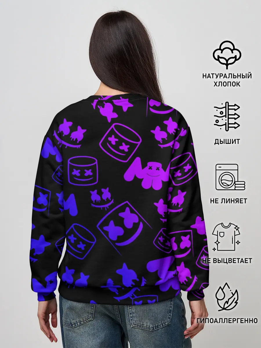 Женский свитшот / MARSHMELLO FORTNITE