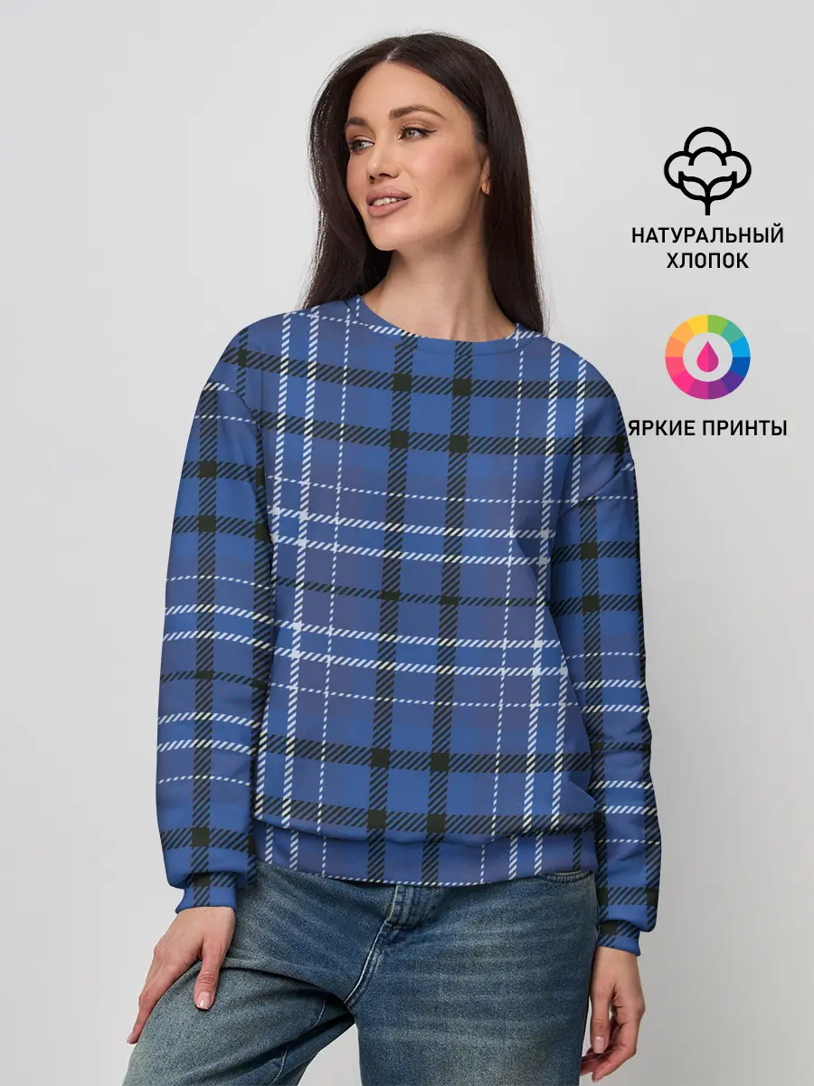 Женский свитшот / Шотландка | Tartan