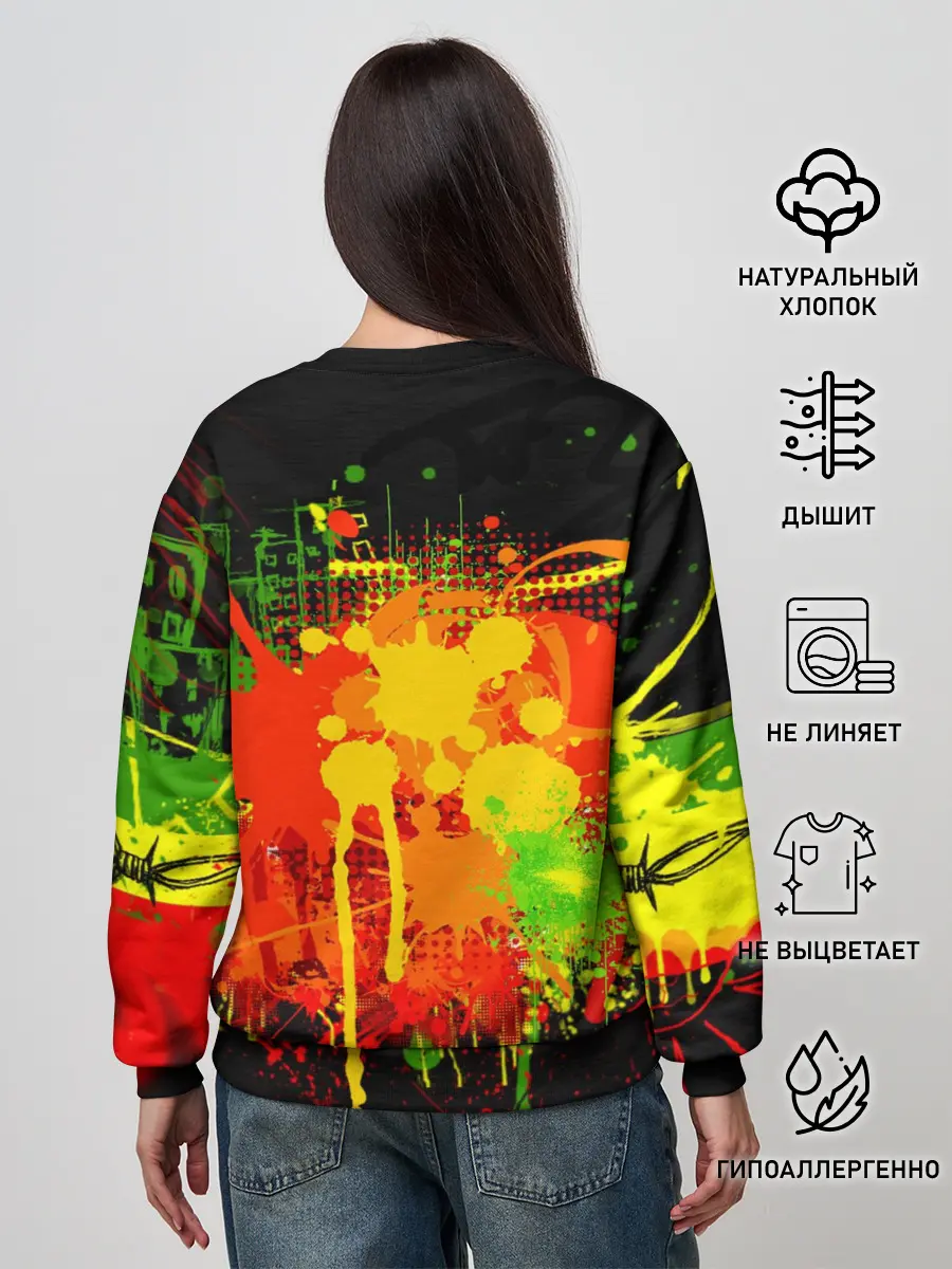 Женский свитшот / Боб Марли