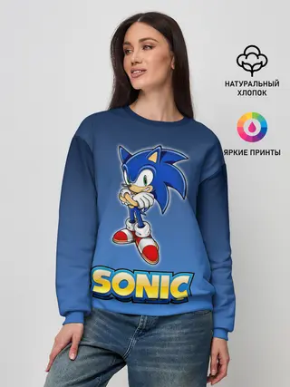 Женский свитшот / Соник