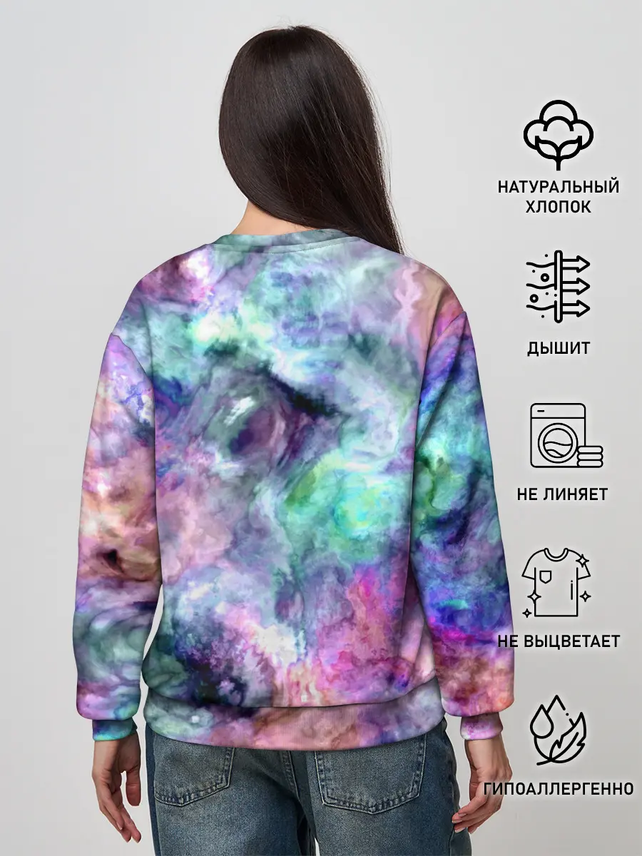 Женский свитшот / Color splashes