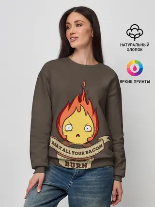 Женский свитшот / Burn emotion
