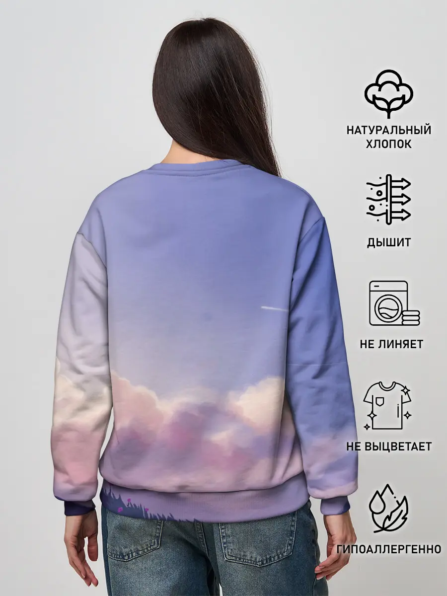 Женский свитшот / Маркл и Пугало-Репка