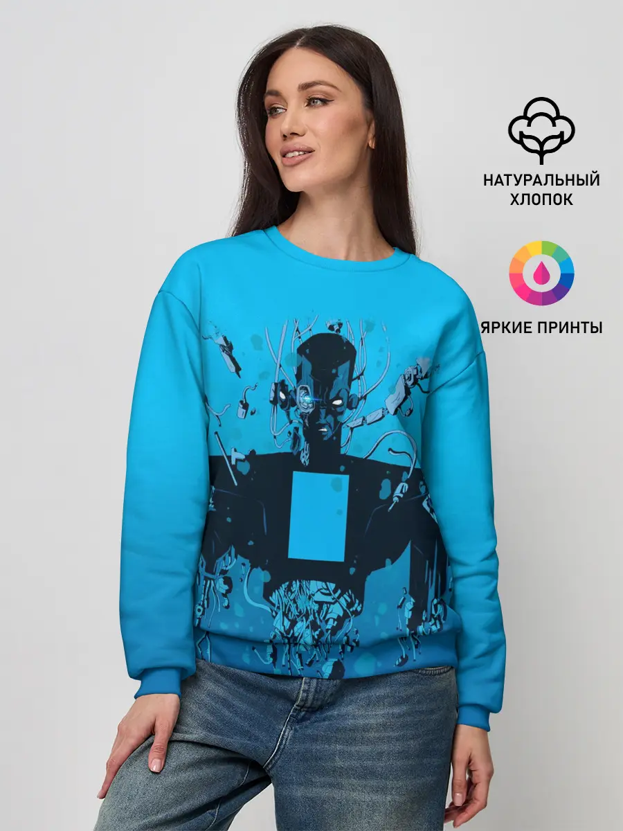 Женский свитшот / Zima blue