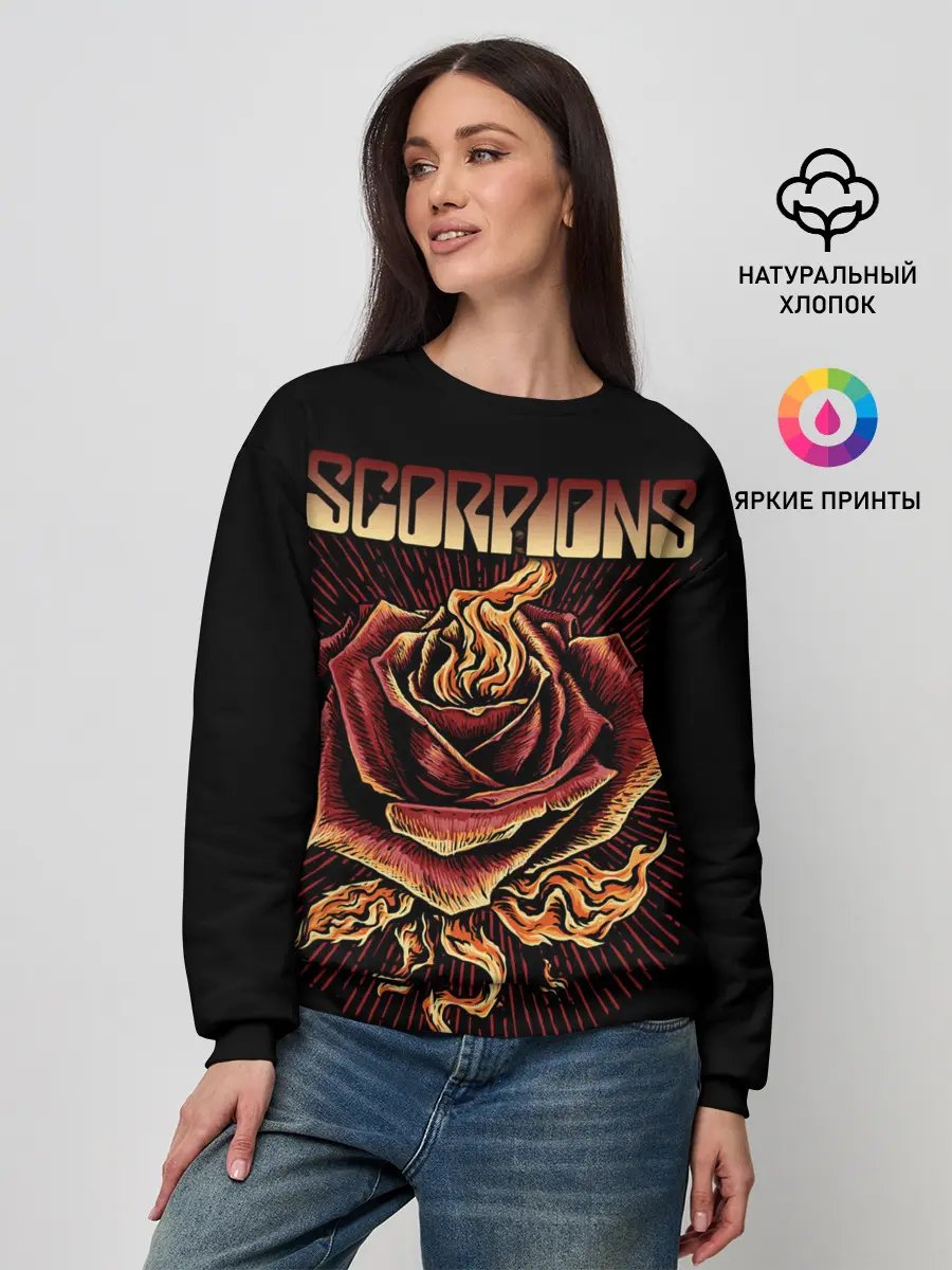 Женский свитшот / Scorpions