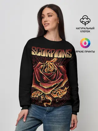 Женский свитшот / Scorpions