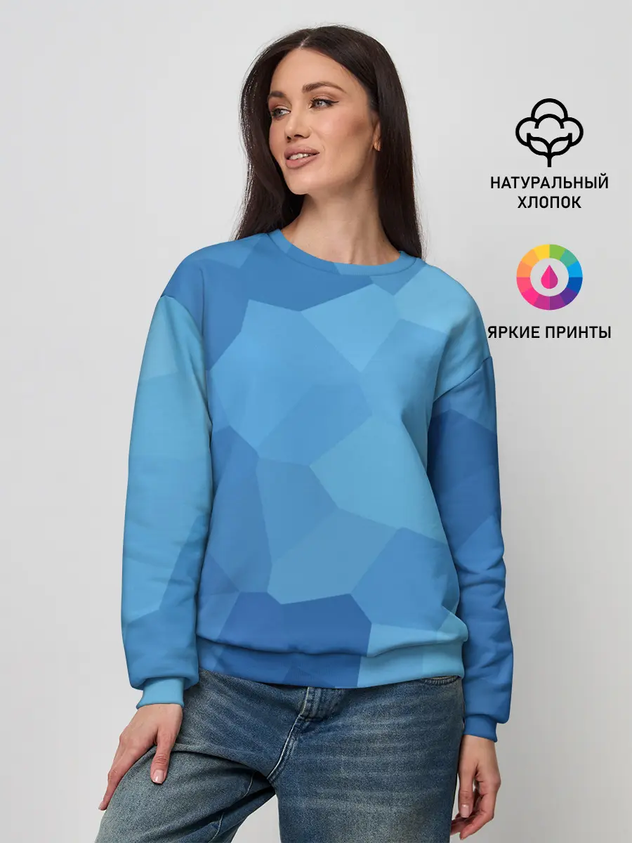 Женский свитшот / Пикси кристаллы