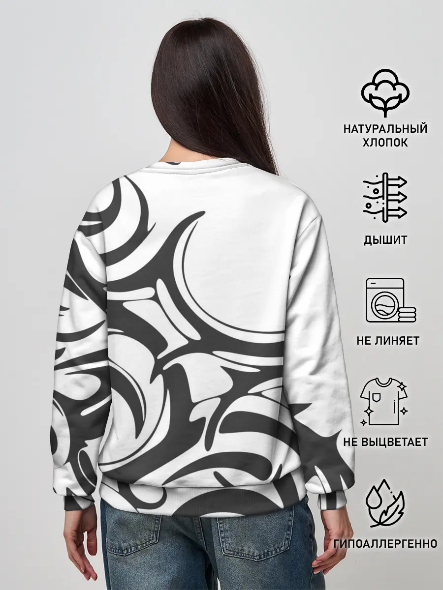 Женский свитшот / Узоры