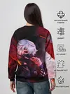 Женский свитшот / Ken Kaneki красные жала