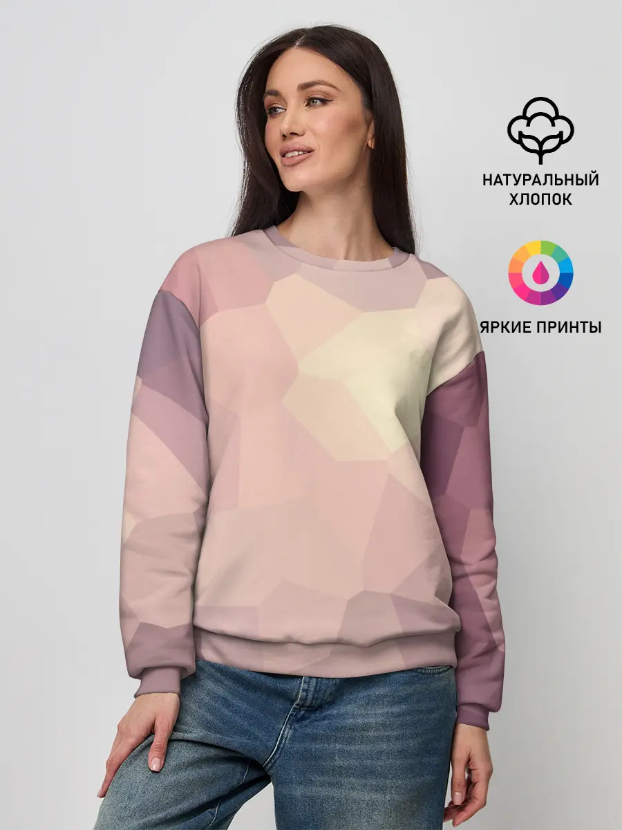 Женский свитшот / Пикси кристаллы