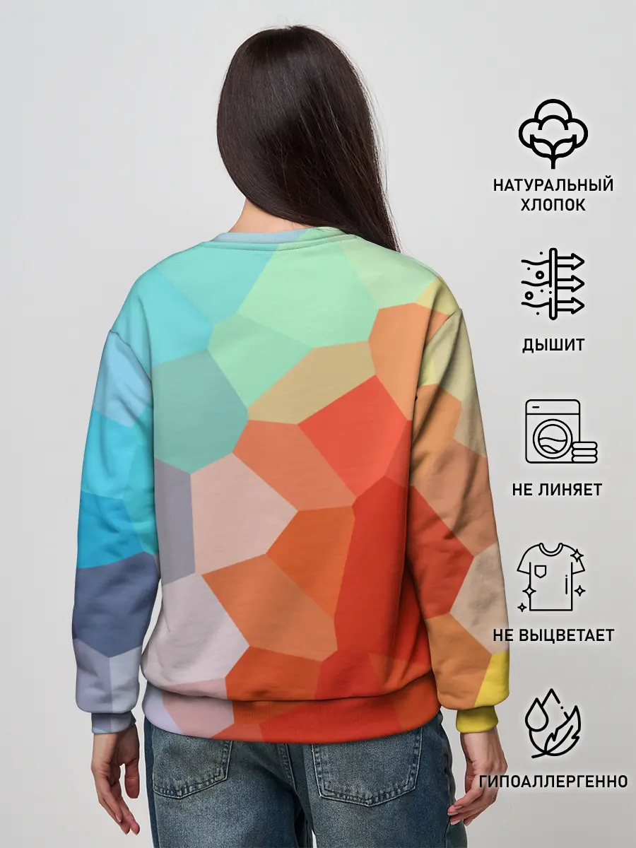 Женский свитшот / Пикси кристаллы