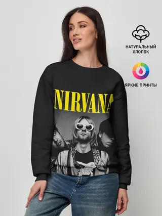 Женский свитшот / NIRVANA
